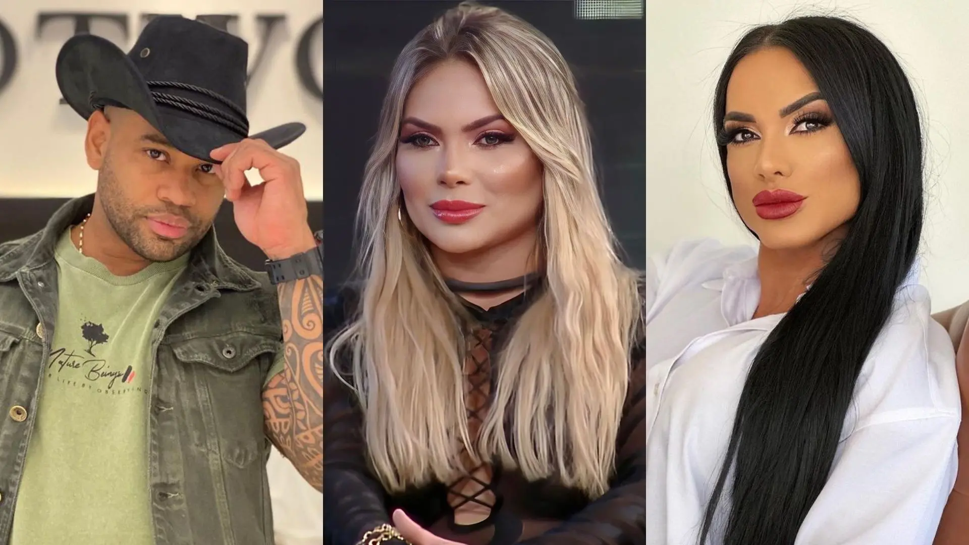 Kally Fonseca, Kamilla Simioni e Cézar Black