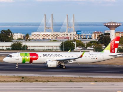 A321LR da TAP em Lisboa, Portugal
