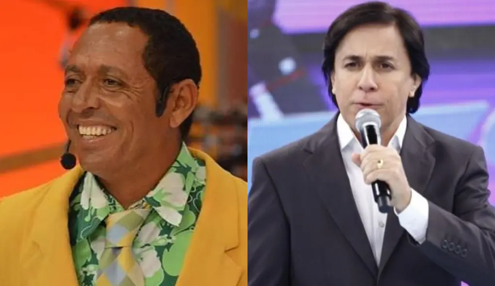 Montagem com a foto do Pirú e do Tom