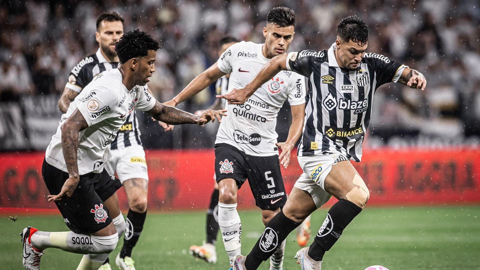 Corinthians e Santos ficam no empate em clássico marcado por gol contra e  pênalti nos acréscimos - Jogada - Diário do Nordeste