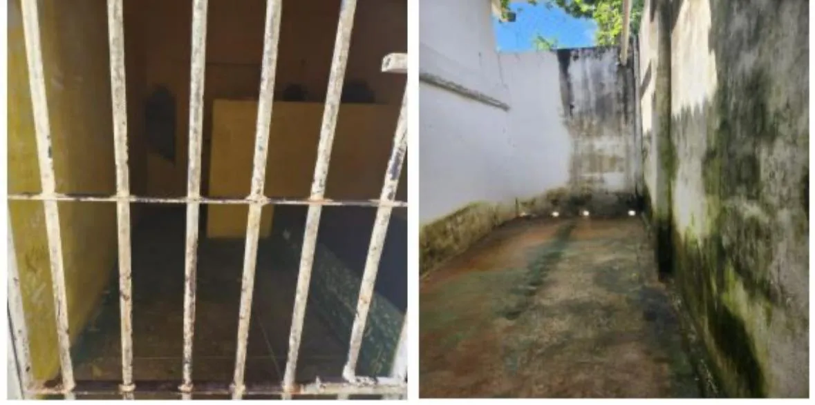 Imagens registradas pelas instituições de proteção detalham condições estruturais do Centro