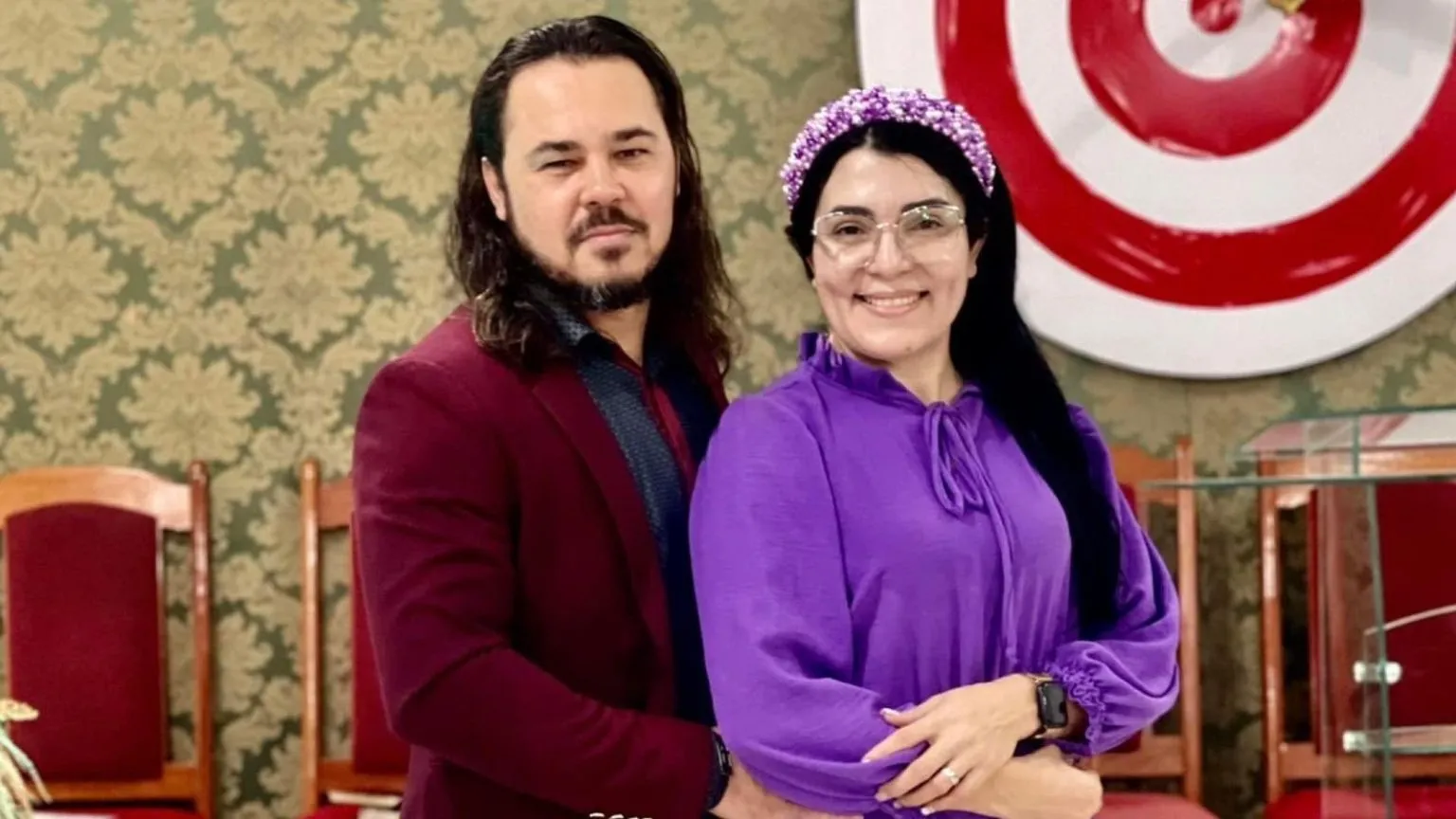 Sara Mariano e o marido, Ederlan Mariano