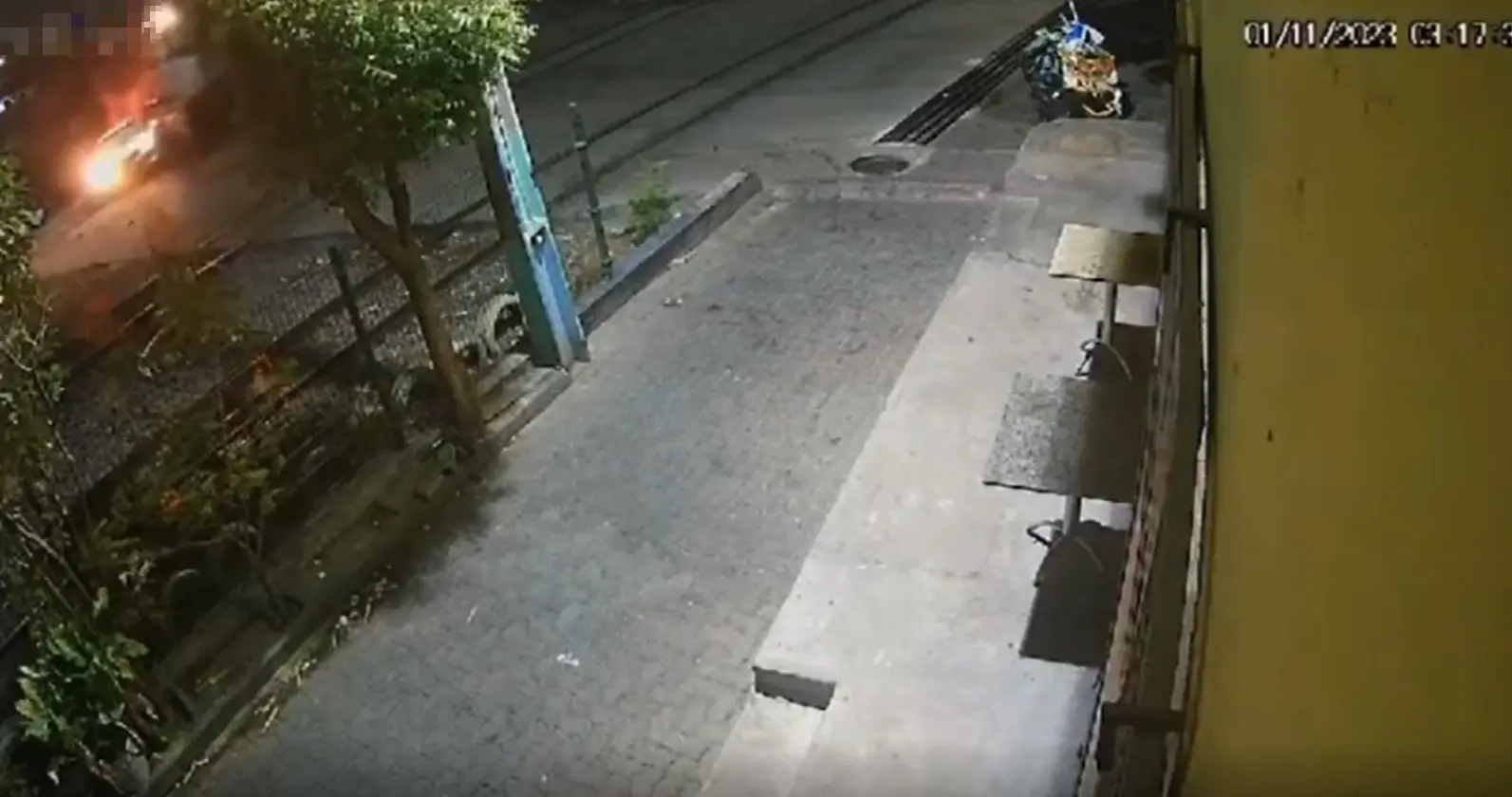 Acidente no bairro São João do Tauape