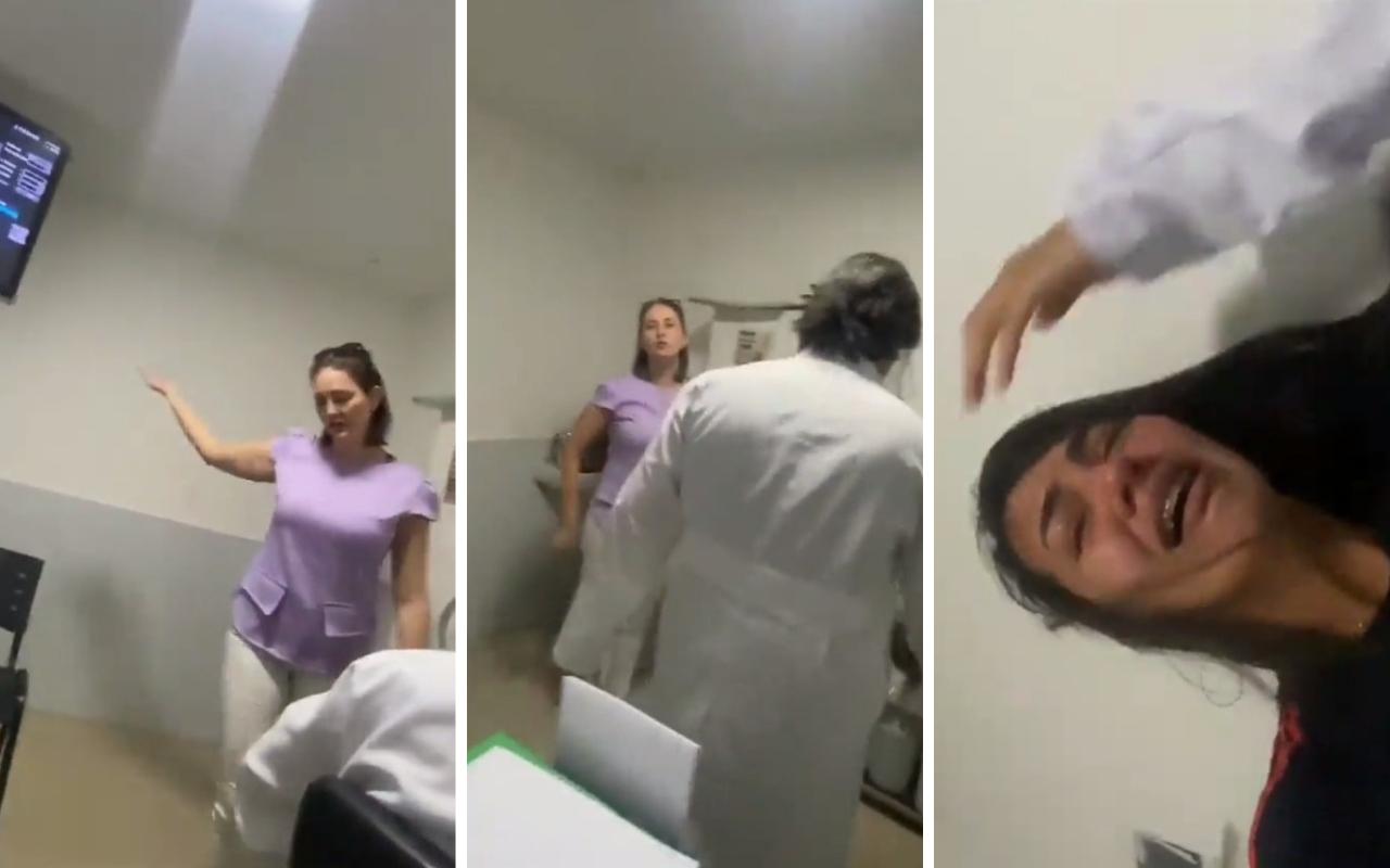 Mulher de ginecologista agride paciente do marido durante consulta; veja  vídeo - Pernambuco - Diário do Nordeste