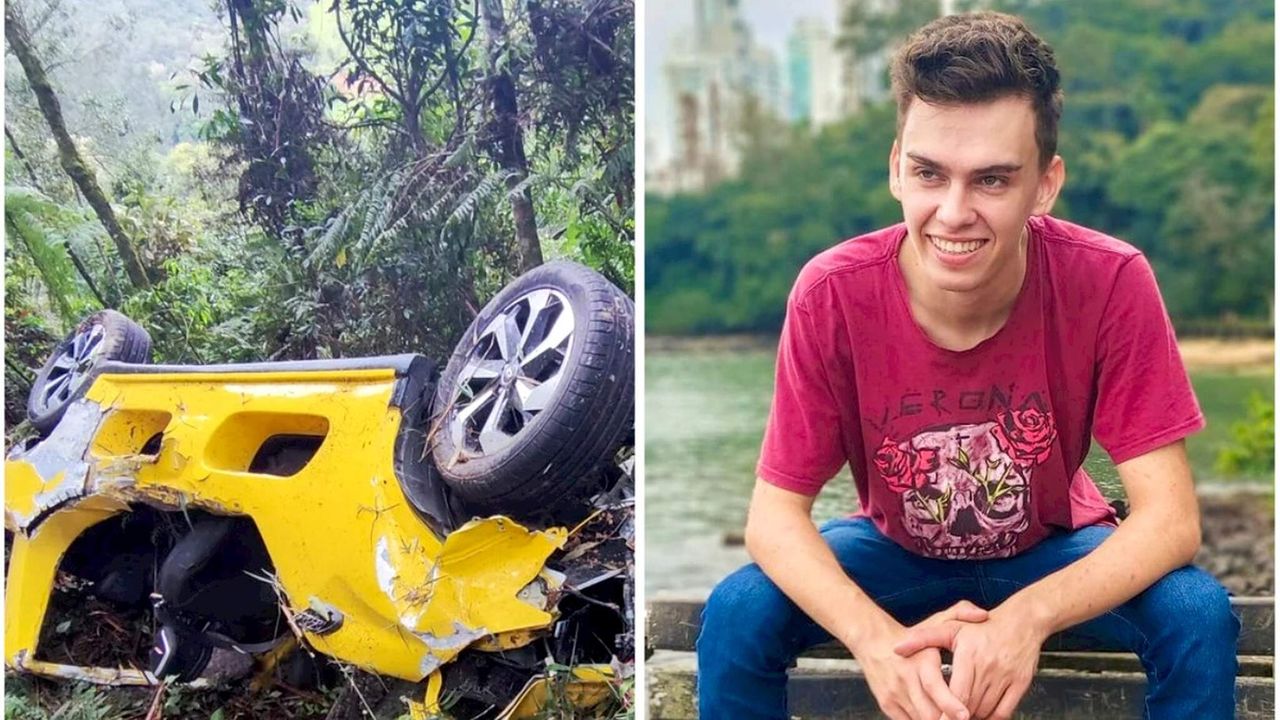 Cantor sertanejo morre após carro cair de ribanceira em Santa Catarina
