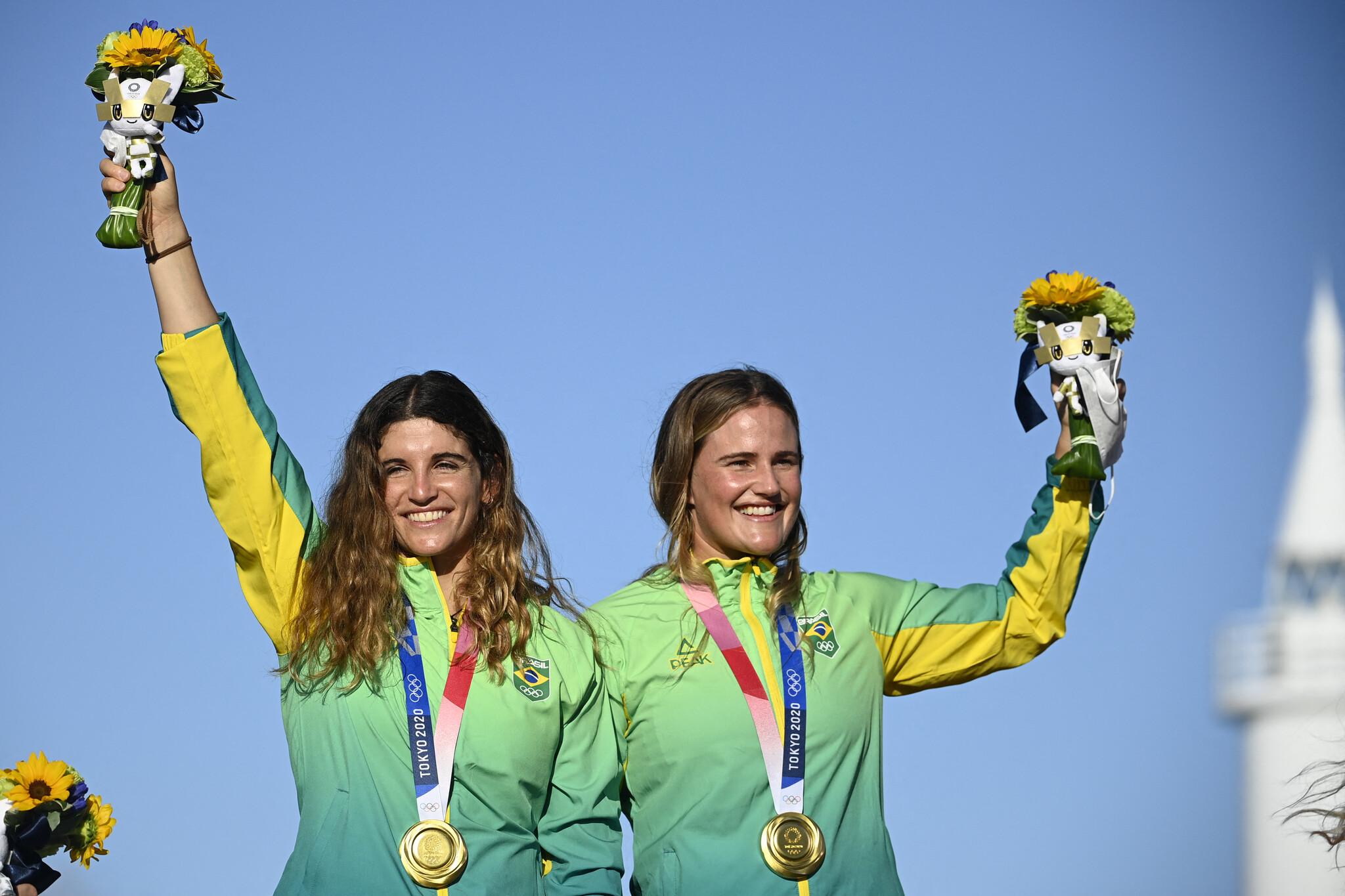 Martine Grael e Kahena Kunze