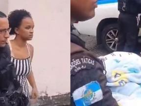 Cauane Malaquias da Costa, de 19, presa por raptar um recém-nascido