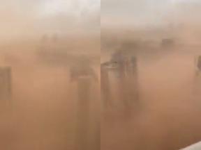 Tempestade de areia em Manaus