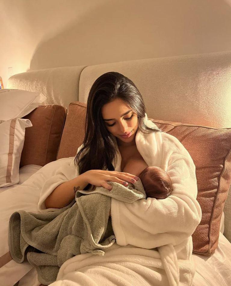 Bruna Biancardi e a filha Mavie