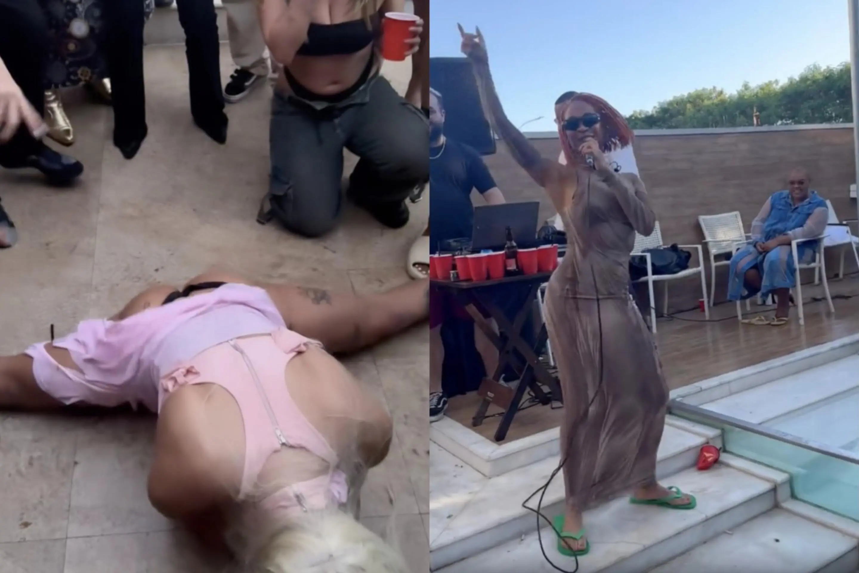Pabllo Vittar dançou e Karol Conká cantou em festa