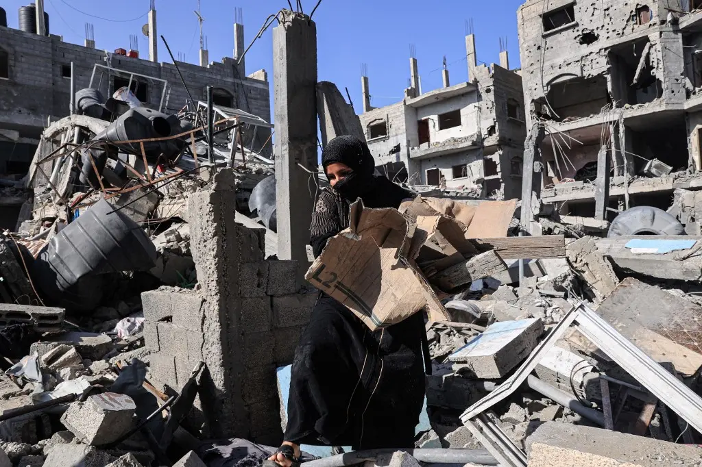 Imagens do conflito entre Israel e Palestina