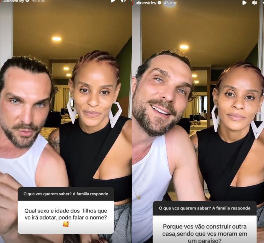 Montagem de Aline Wirley e Igor Rickli