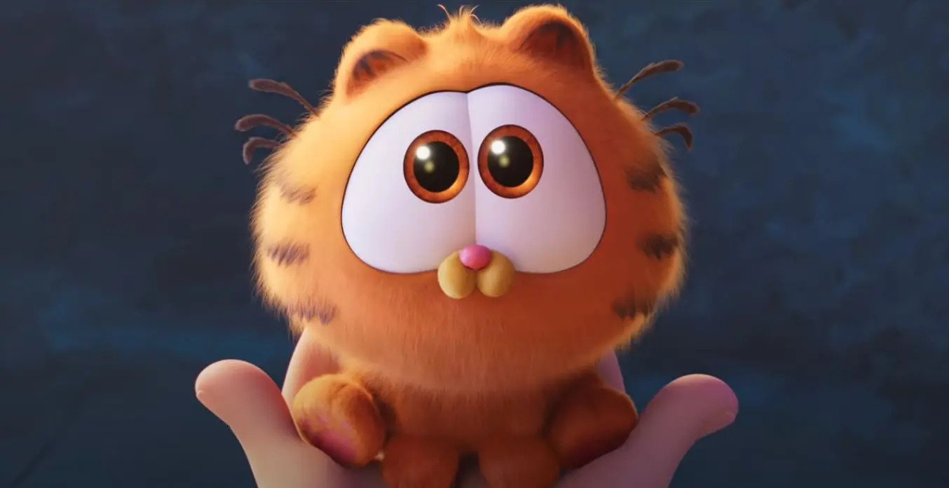 Imagem do novo filme do Garfield