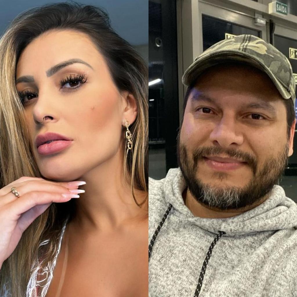 Esta é uma imagem de Andressa Urach e o ex-marido