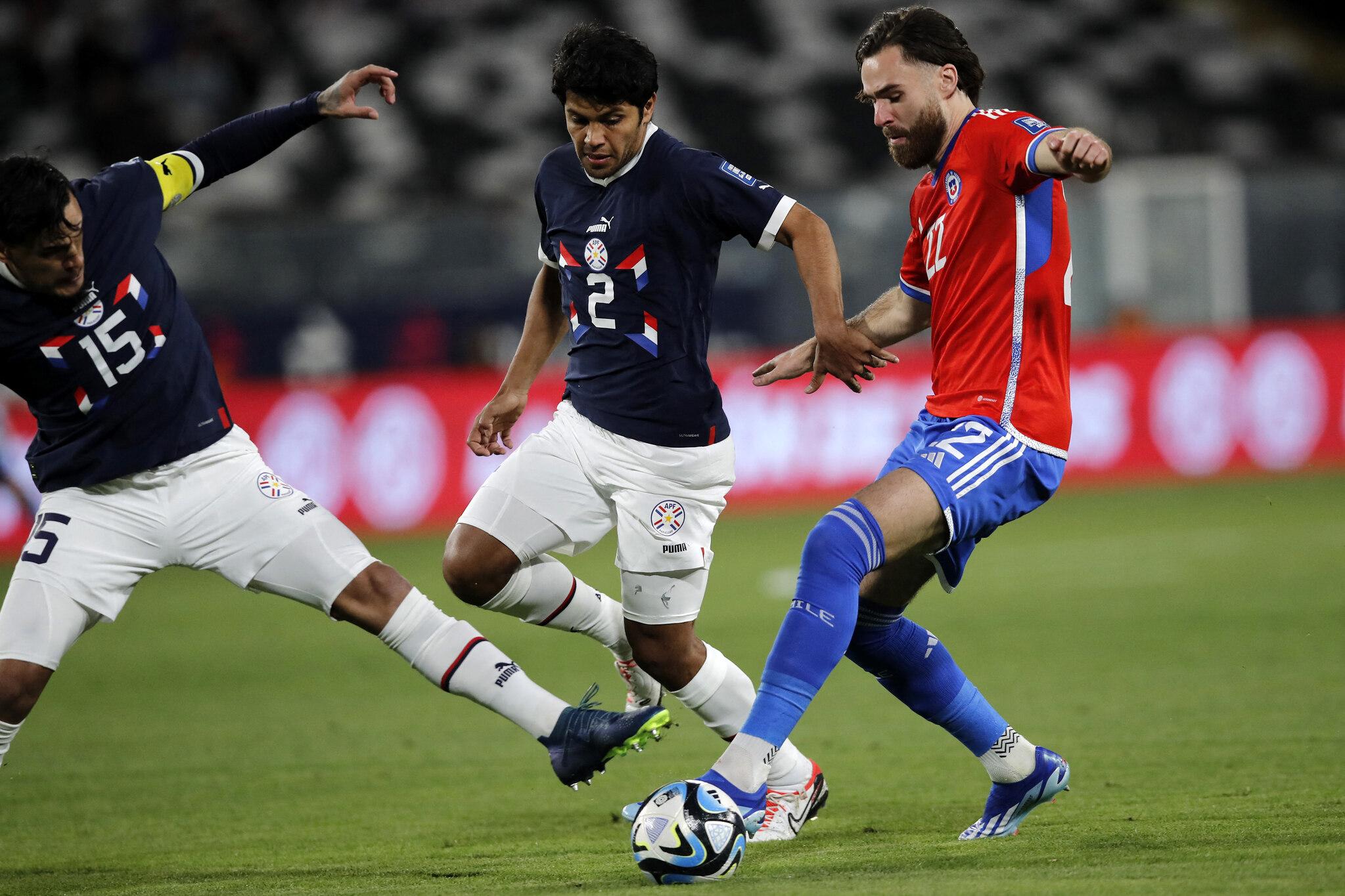 Chile x Paraguai: horário e onde assistir ao jogo das Eliminatórias