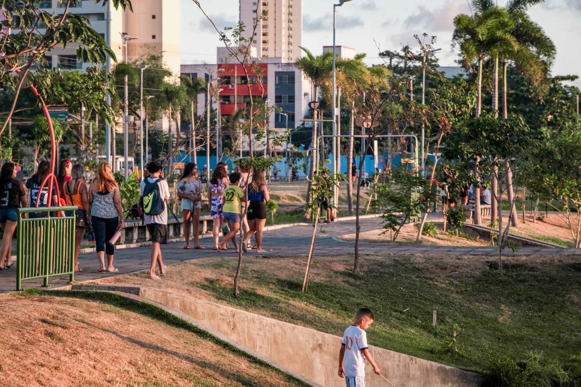 Juventude ainda é principal perfil presente nos Parques Urbanos de Fortaleza