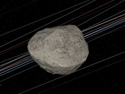 Representação do asteroide