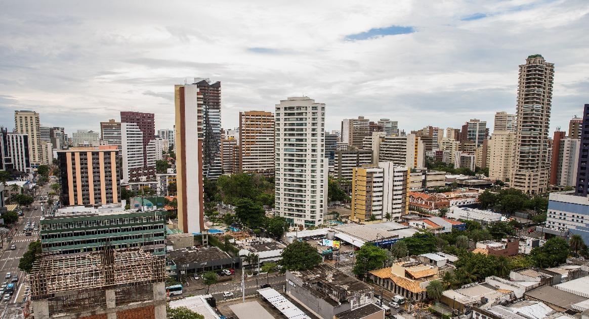 vista do bairro aldeota em fortaleza