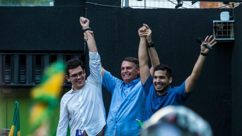 Carmelo, Bolsonaro e André Fernandes