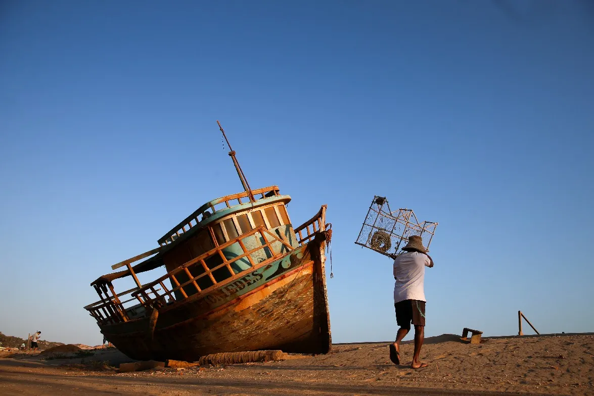 O município de Icapuí estima ter cinco mil pescadores e cerca de 1,8 mil embarcações que trabalham na pesca da lagosta