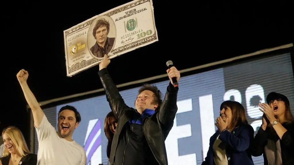 Javier Milei, dólar