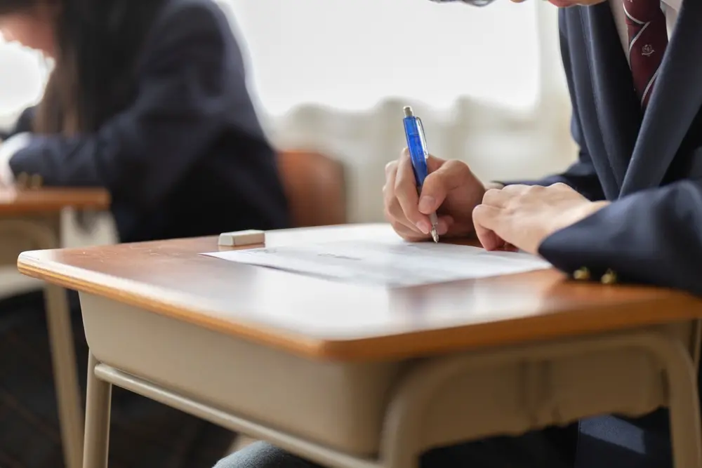 Foto ilustrativa de aplicação de prova