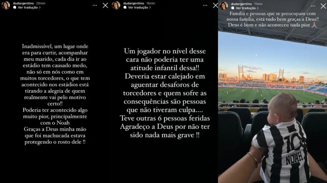 Esposa de Chrystian Barletta comenta a situação pelas redes sociais.