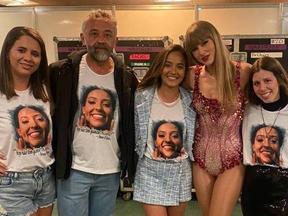 Taylor Swift e família de Ana Clara