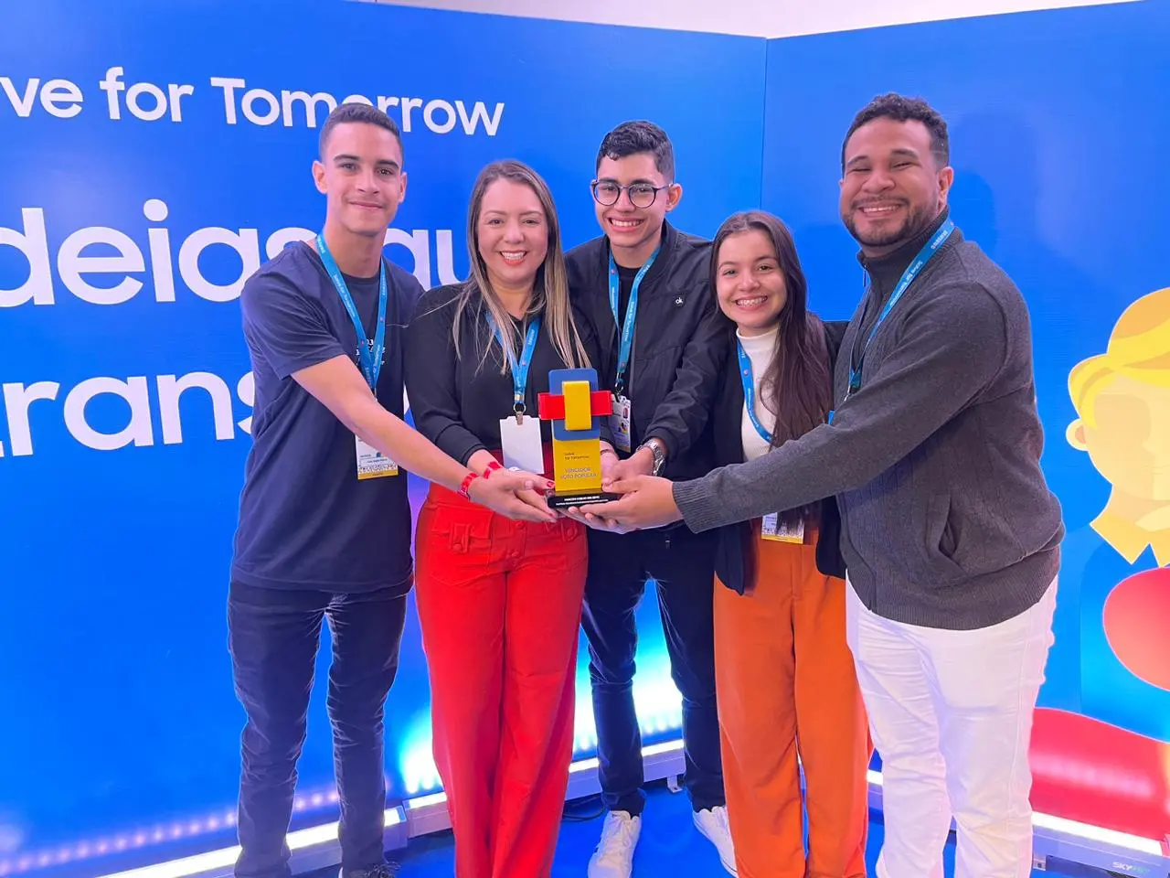 Estudantes cearenses receberam premiação em São Paulo, na manhã desta terça-feira (28)