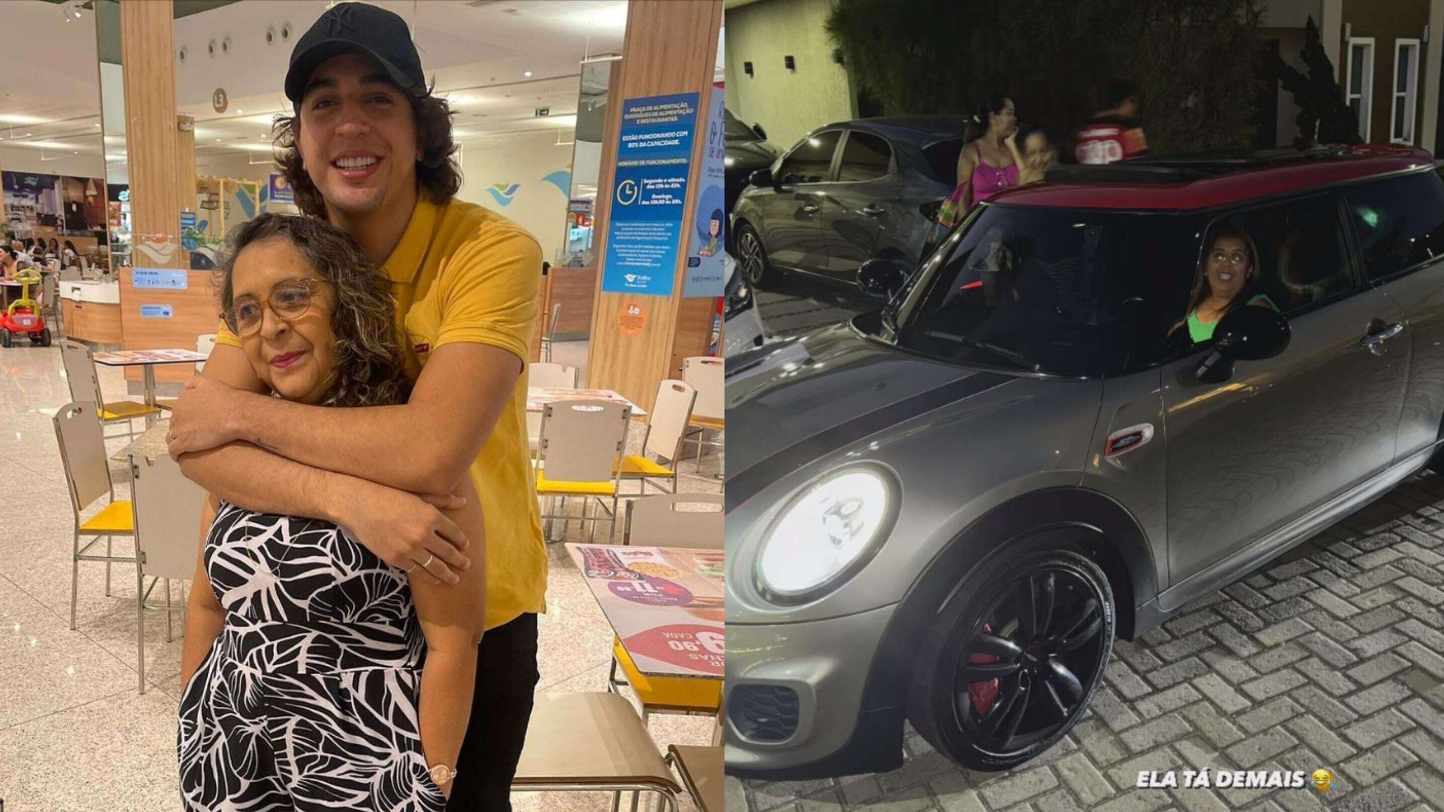 Nattan chegou a publicar foto da mãe em novo carro