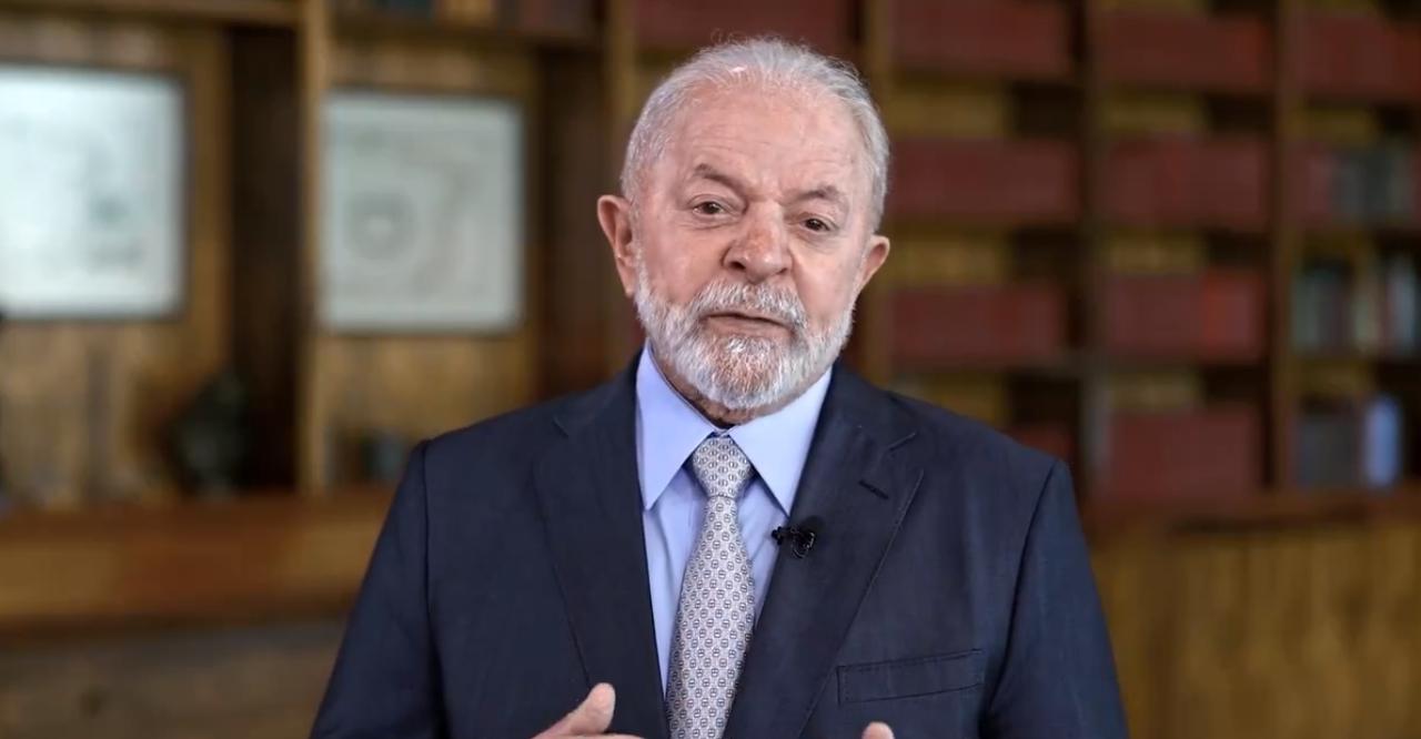 print do vídeo do discurso do presidente Lula sobre a presidência do Brasil no G20