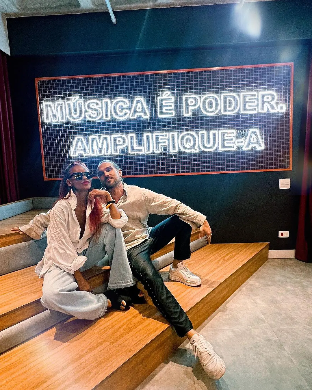 Foto de Aline Wirley e Igor Rickli