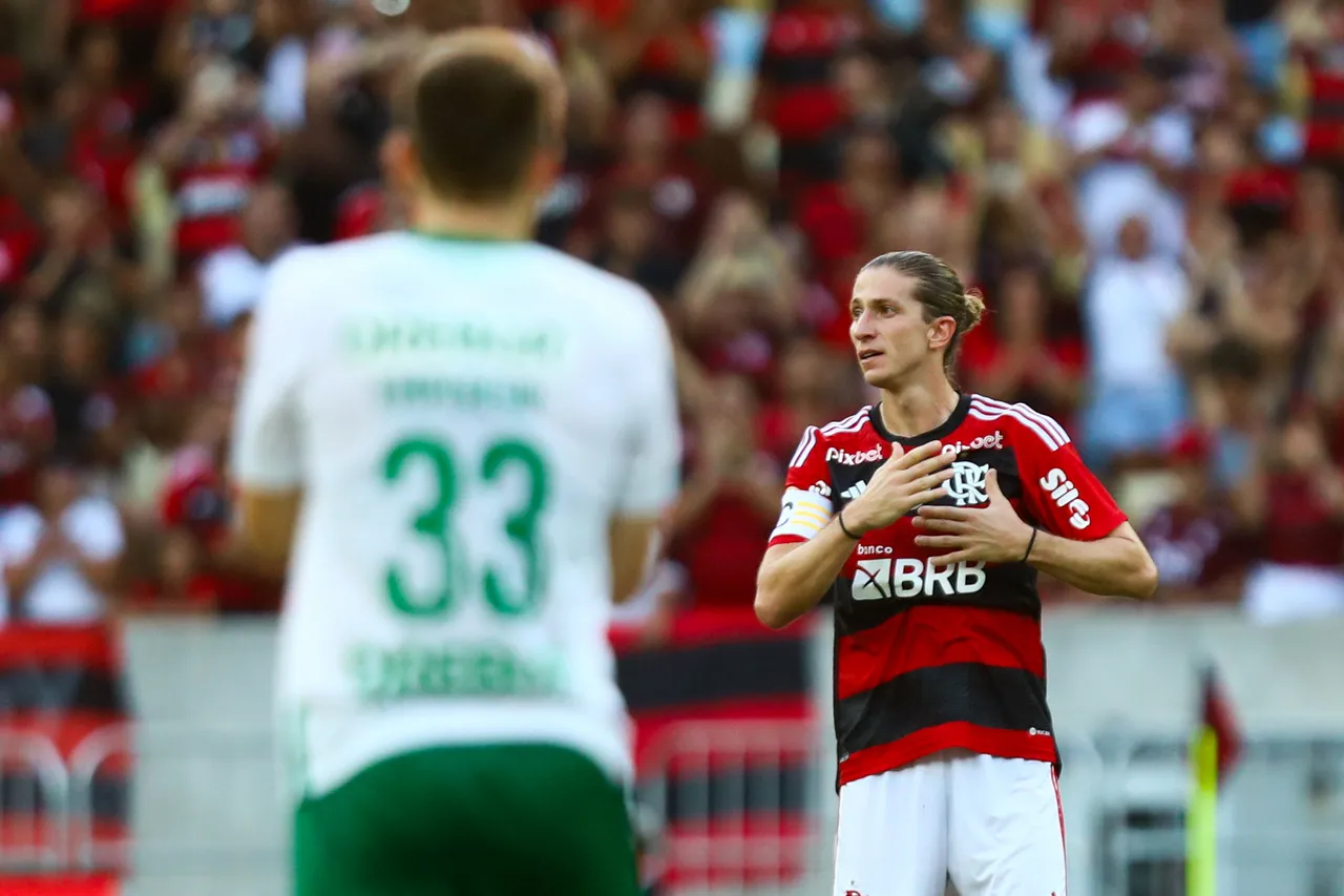 Filipe Luís encerrou a carreira aos 38 anos após o jogo do Fla contra o Cuiabá no Maracanã