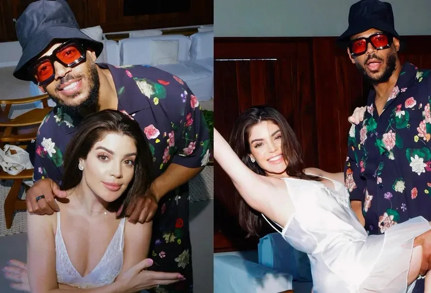 Marlon já estava de passagem pelo Brasil e aproveitou a estadia para curtir o tradicional evento que tem a influencer e atriz como anfitriã