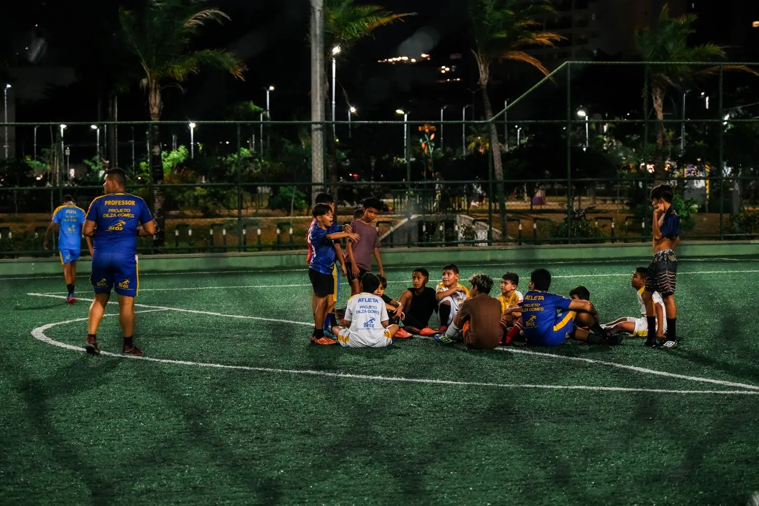 Espaço também possui areninha e escolinha de futebol