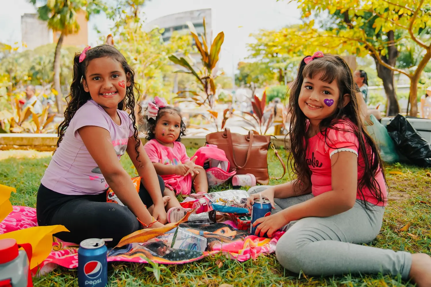 Parque é opção de encontro para os pequenos