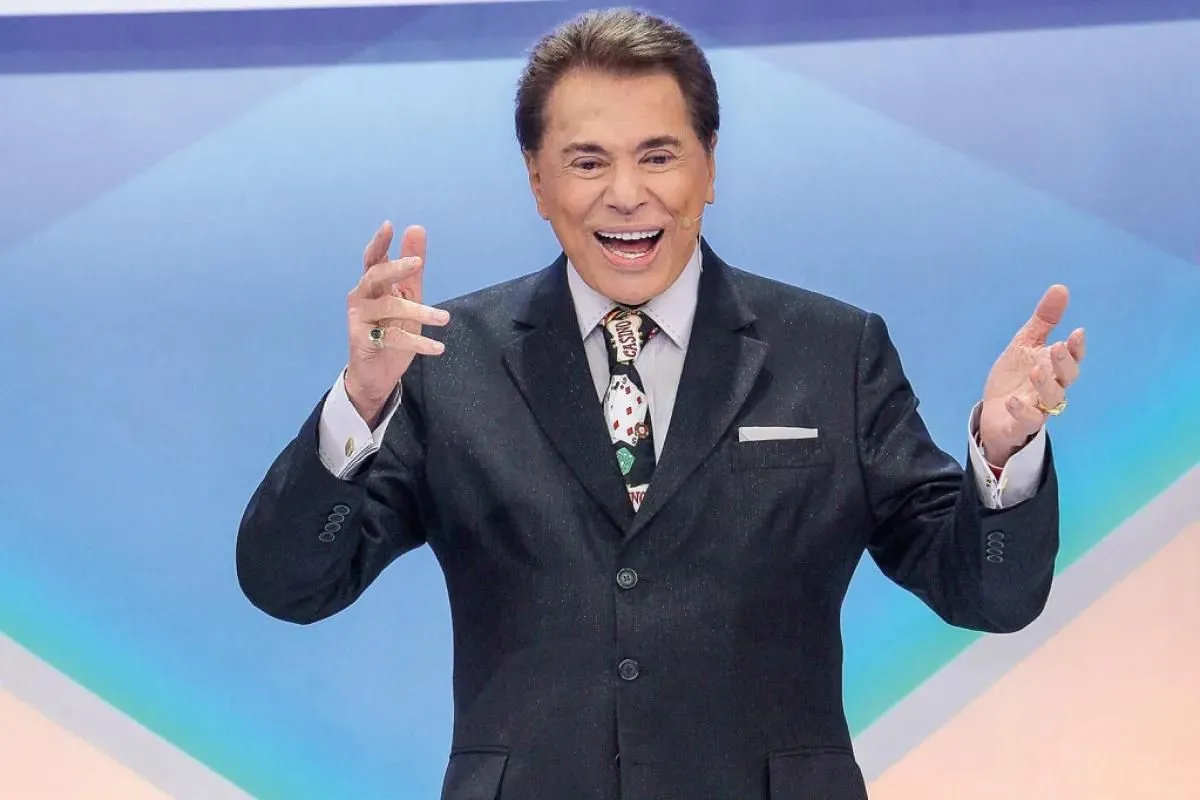 Silvio Santos durante apresentação de um dos seus programas