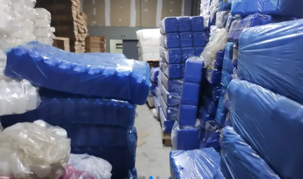 Material apreendido em operação