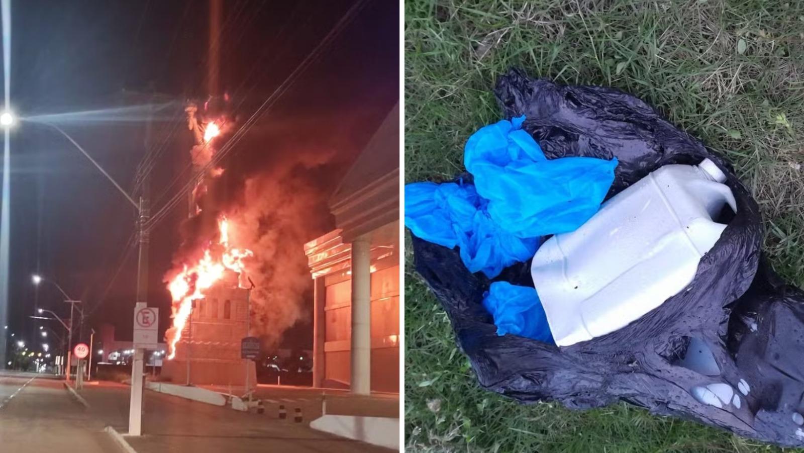 incêndio atinge estátua da loja da Havan em Porto Velho, Rondônia