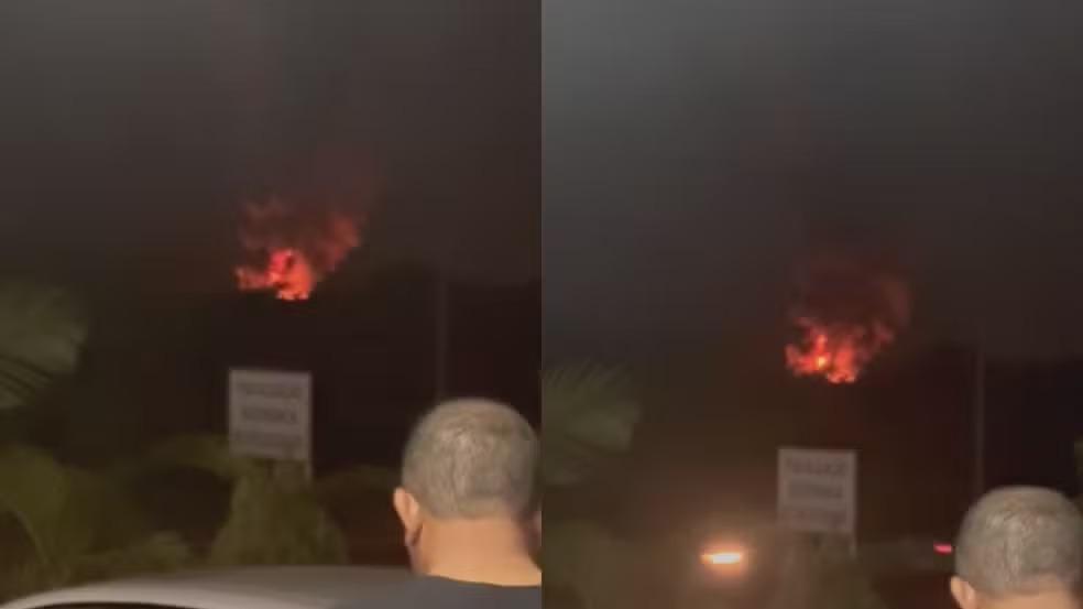 Explosão no aeroporto de Marabá, no Pará