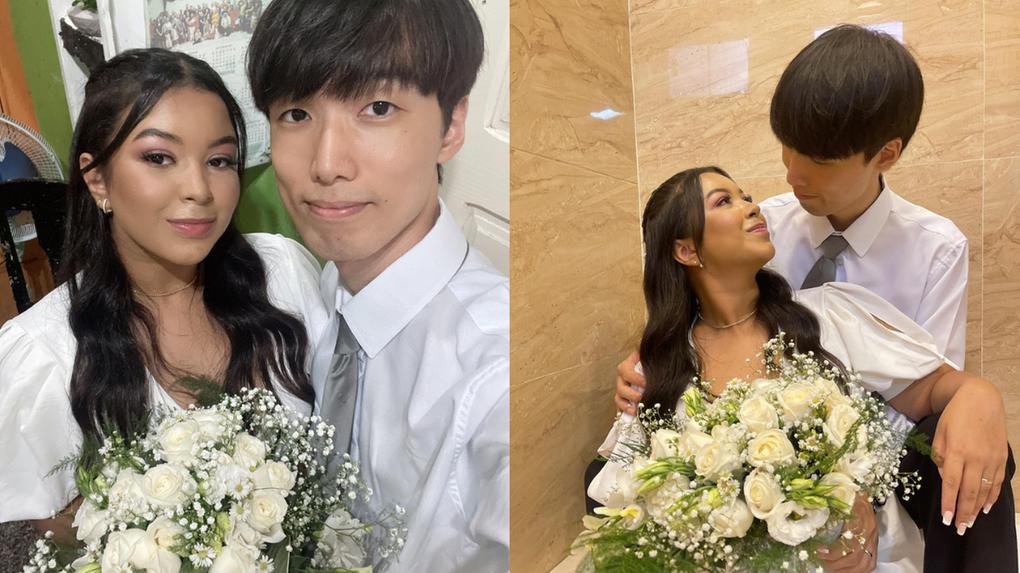 Fotos do casamento do coreano e da cearense que se casaram em sobral
