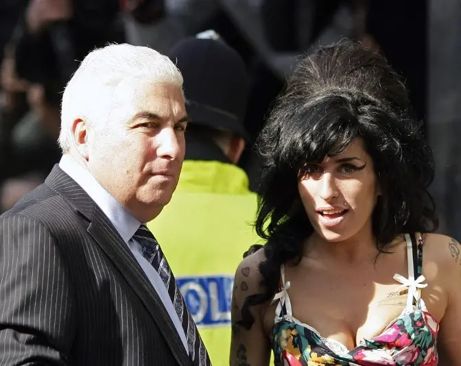Amy Winehouse e Mitch Winehouse