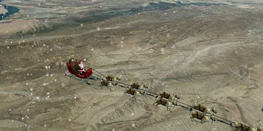 Onde está o Papai Noel? Saiba como acompanhar radar que traz rota do ...