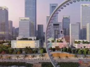 captura de tela de vídeo que mostra projeto de cidade futuro na Paraíba
