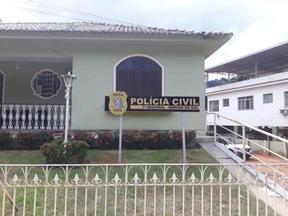 fachada da delegacia de polícia de mimoso do sul, onde caso de estupro contra criança é investigado no espírito santo