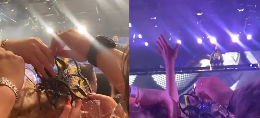 Print de vídeo do show do Alok