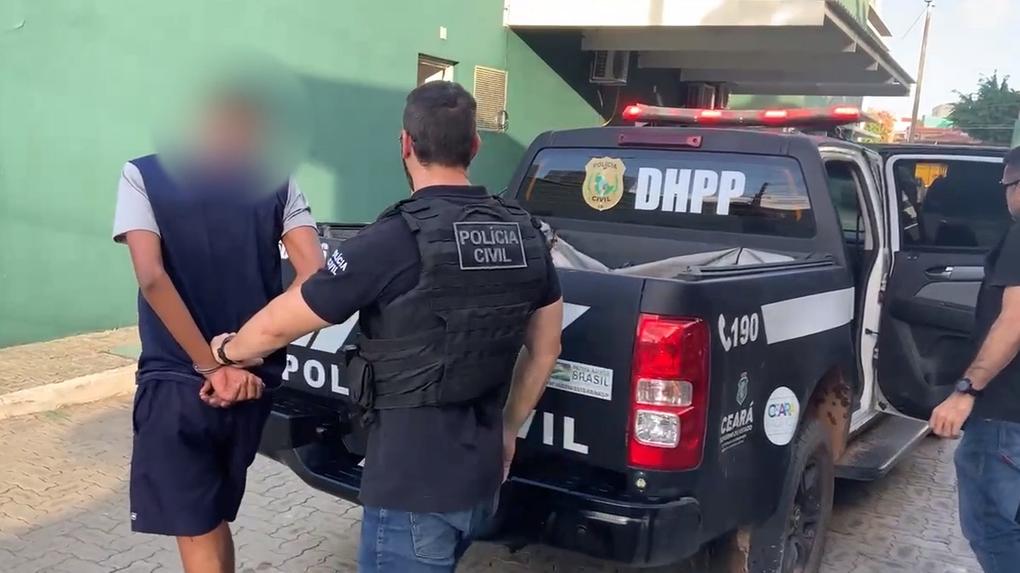 Suspeito foi preso no bairro Henrique Jorge, em Fortaleza, na última terça-feira (2)