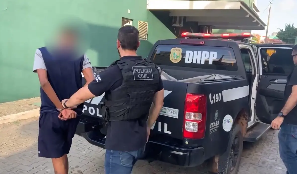 Suspeito foi preso no bairro Henrique Jorge, em Fortaleza, na última terça-feira (2)