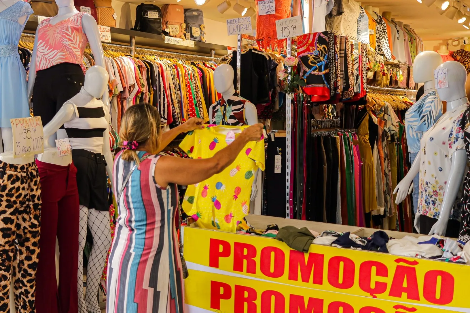As promoções ocorrem em diversas lojas de Fortaleza, incluindo os estabelecimentos no Centro