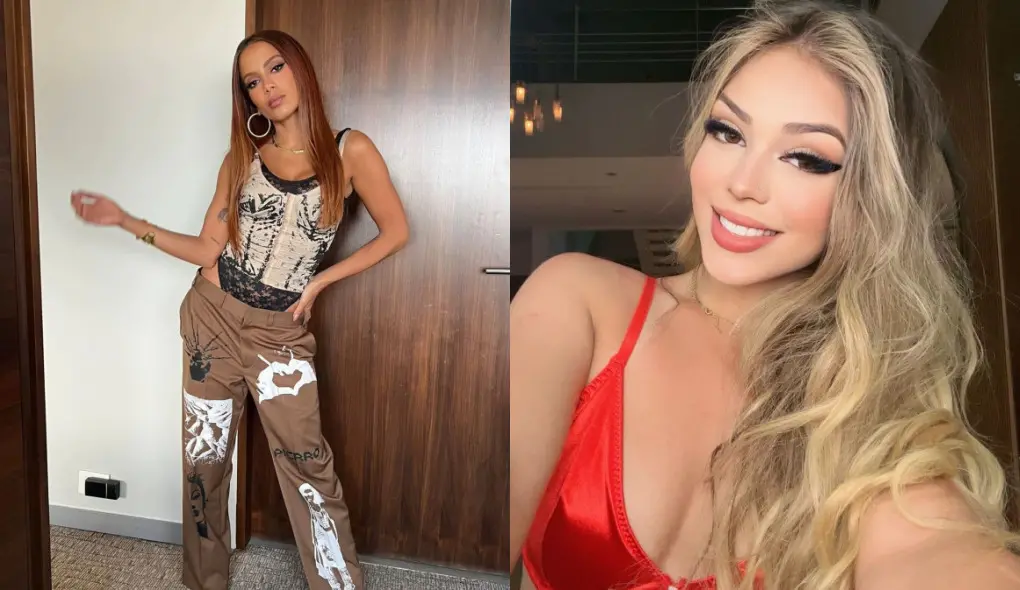 montagem de fotos de anitta e melody